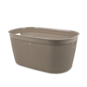 Panier intreccio taupe 39x59x27cm