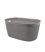 Panier intreccio gris 39x59x27cm