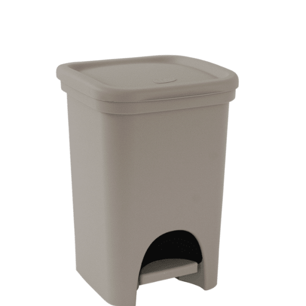 Poubelle À Pédale 6 L Taupe