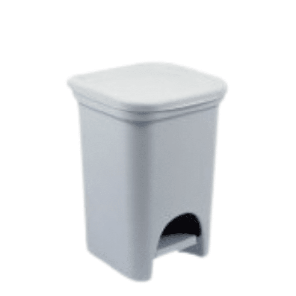 Poubelle À Pédale 6 L Blanc