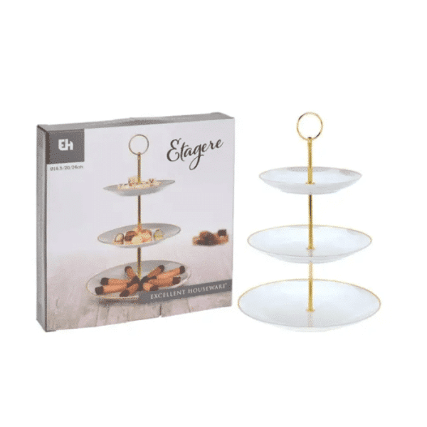 Présentoir À Gâteau À 3 Niveaux
