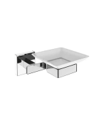 Porte Savon Luxe Verre Givre
