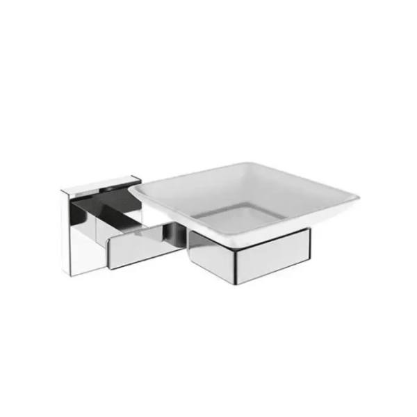 Porte Savon Luxe Verre Givre