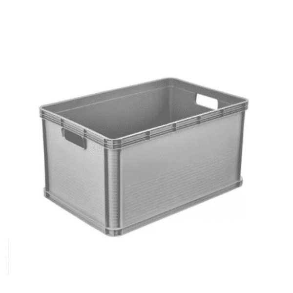 Caisse De Rangement En Polypropylène 64 L 60X40X32 Cm Gris