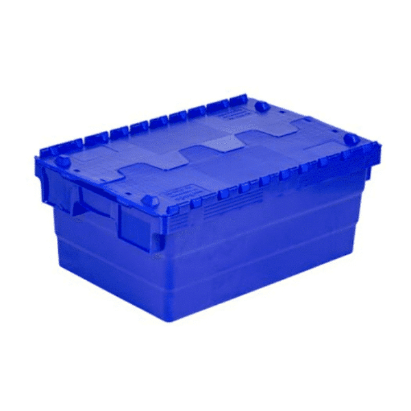 Boite En Plastique Fermée 40X60X35Cm Bleu