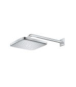 Ensemble douche de tête et bras 380 mm, 1 jet chromé Tempesta 250 Cube GROHE – Image 2