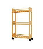 Desserte 3 niveaux en bambou 44,5 x 38 x 75 cm