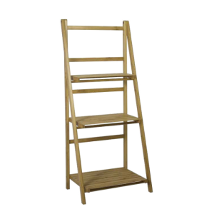 Étagère 3 Niveaux En Bambou 48 X 32 X 110 Cm