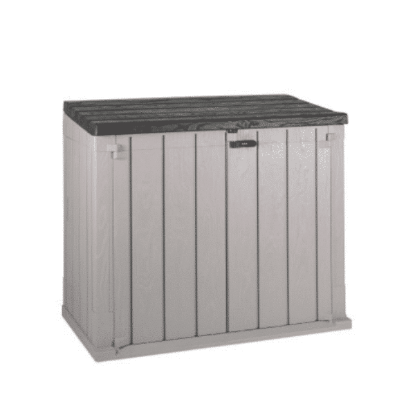 Coffre Rangement De Jardin Résine 842 L Gris
