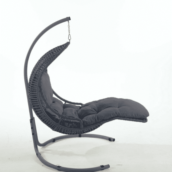 Lit suspendu anthracite – Structure robuste & design moderne | Mr Bricolage