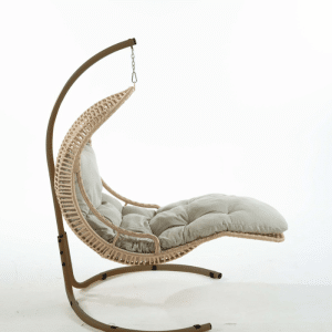 Lit suspendu brun taupe – Structure cappuccino élégante | Mr Bricolage