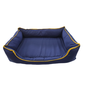 Coussin chien en polyester bleu 100X60CM
