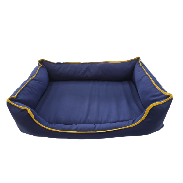Coussin chien en polyester bleu 100X60CM