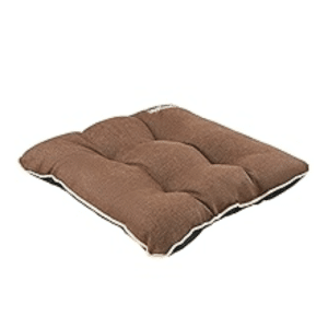 Coussin chien en polyester marron 60X40CM