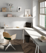 Plan de travail blanc 38x635x3038 mm