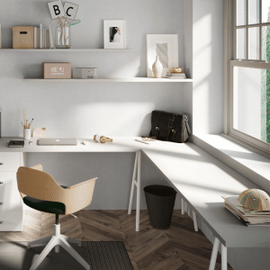 Plan de travail blanc 38x635x3038 mm