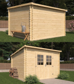 Abri de jardin en bois Vallo 308x305x205cm – Image 2