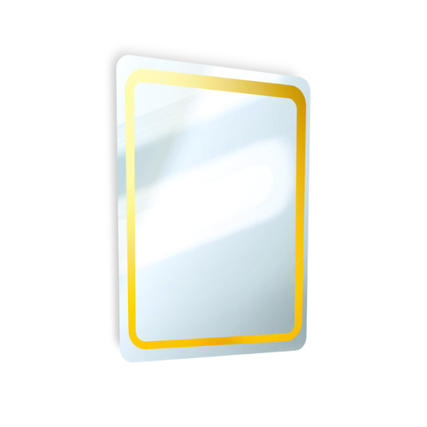 Miroir Salle De Bain Led 3 Luminaires 60 X 80 Cm