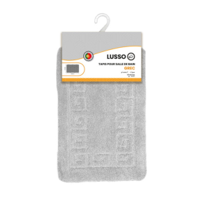 Tapis Salle De Bain Gris Clair 60X40Cm
