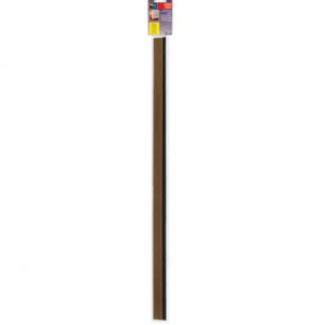 Bas de porte adhésif à brosse bois clair 82 cm