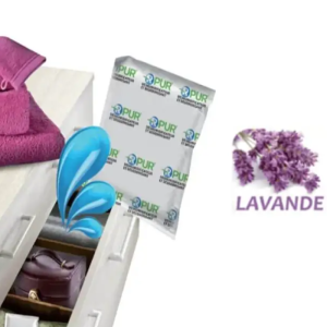 Absorbeur d’humidité et désodorisant pour penderie lavande 3x36 G