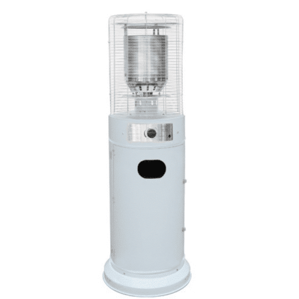 Chauffage à gaz d’extérieur lounge 11000 W blanc