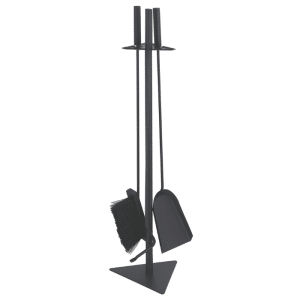 Serviteur de cheminée 4 accessoires 69 cm