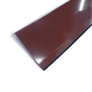 Bas de porte en feutre flexible marron 1 M