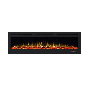 Cheminee electrique encastrable et murale 182,8x14x54,5 cm