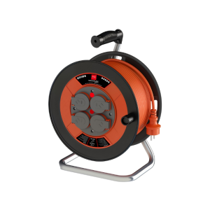 Enrouleur de Câble 4 prises 50m 3G 1.5 16A IP44
