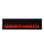Cheminee eclectrique encastrable et murale 182,8x12,6x45,7 cm – Image 9