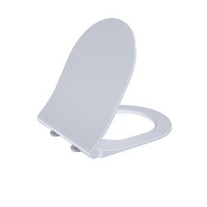 Abattant Wc Slim Duroplast D Carré – Fermeture Lente Et Silencieuse