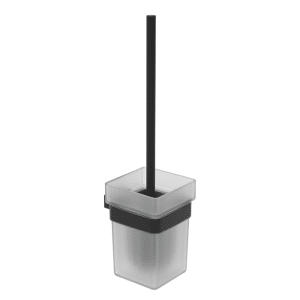 Brosse Wc Avec Support Lusso Armonia Noir