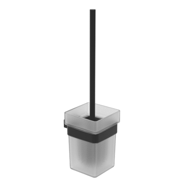 Brosse Wc Avec Support Lusso Armonia Noir