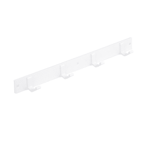 Porte-Manteau Aluminium 4 Supports Simple Blanche