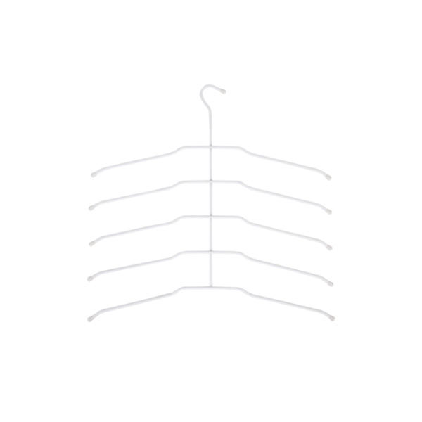 Cintre Pourchemise En Acier Blanche Ref602