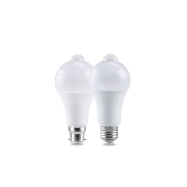 Lampe A60 LED 12W avec détecteur E27 6000K