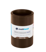 Bordure de jardin simple 20 cm 9 m marron