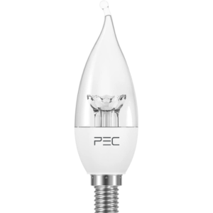 Lampe LED flamme claire E14 5W 2700K