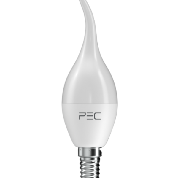 Lampe LED flamme opaque E14 5W 2700K