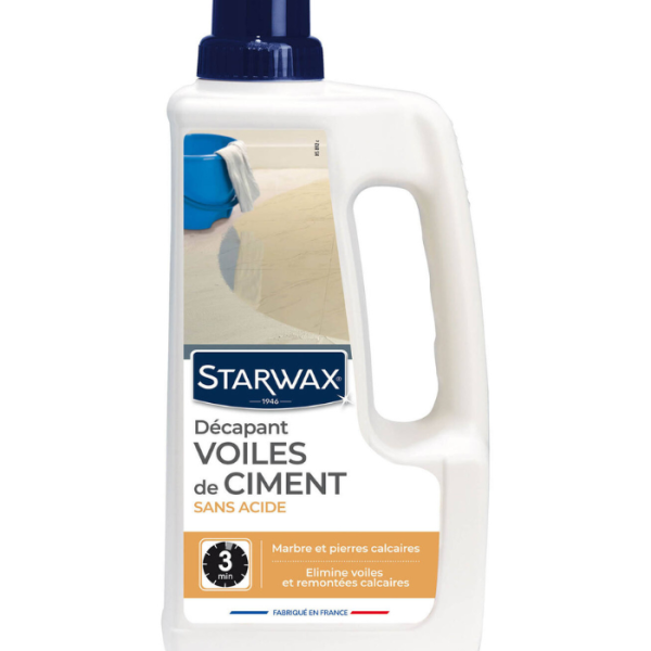 Décapant voiles de ciment marbre et pierres naturelles Starwax 1L
