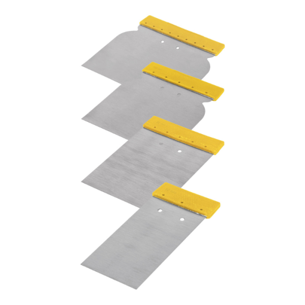 Jeu De 4 Spatules Avec Manche En Plastique