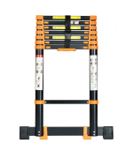 Échelle télescopique VAROX 3.1 m en aluminium noir  8 marches – Image 2