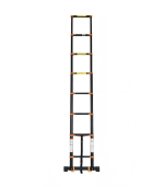 Échelle télescopique VAROX 3.1 m en aluminium noir  8 marches