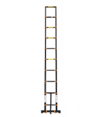 Échelle télescopique VAROX 3.9 m en aluminium noir  10 marches