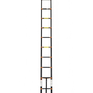 Échelle télescopique en aluminium 3.9 m  10 marches  noir varox