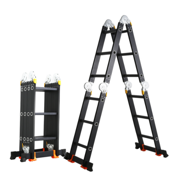 Échelle multifonction en aluminum 4x4 marches noir  varox