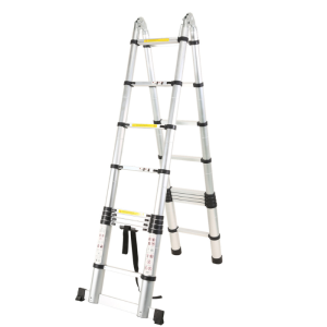 Échelle multifonction télescopique en aluminum  5,6 m  9+9 marches varox