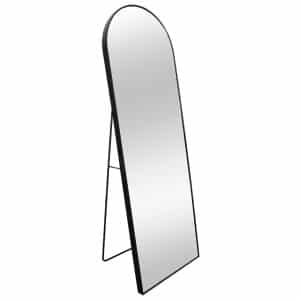 Miroir sur pied noir 160 cm