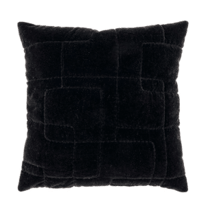 Coussin  nika noir 45 x 45 cm